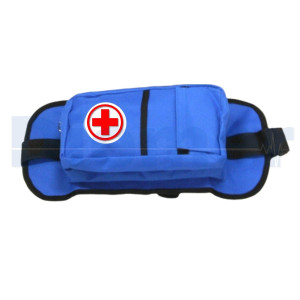 Botiquin Riñonera Elite Azul con Escudo Cruz Roja